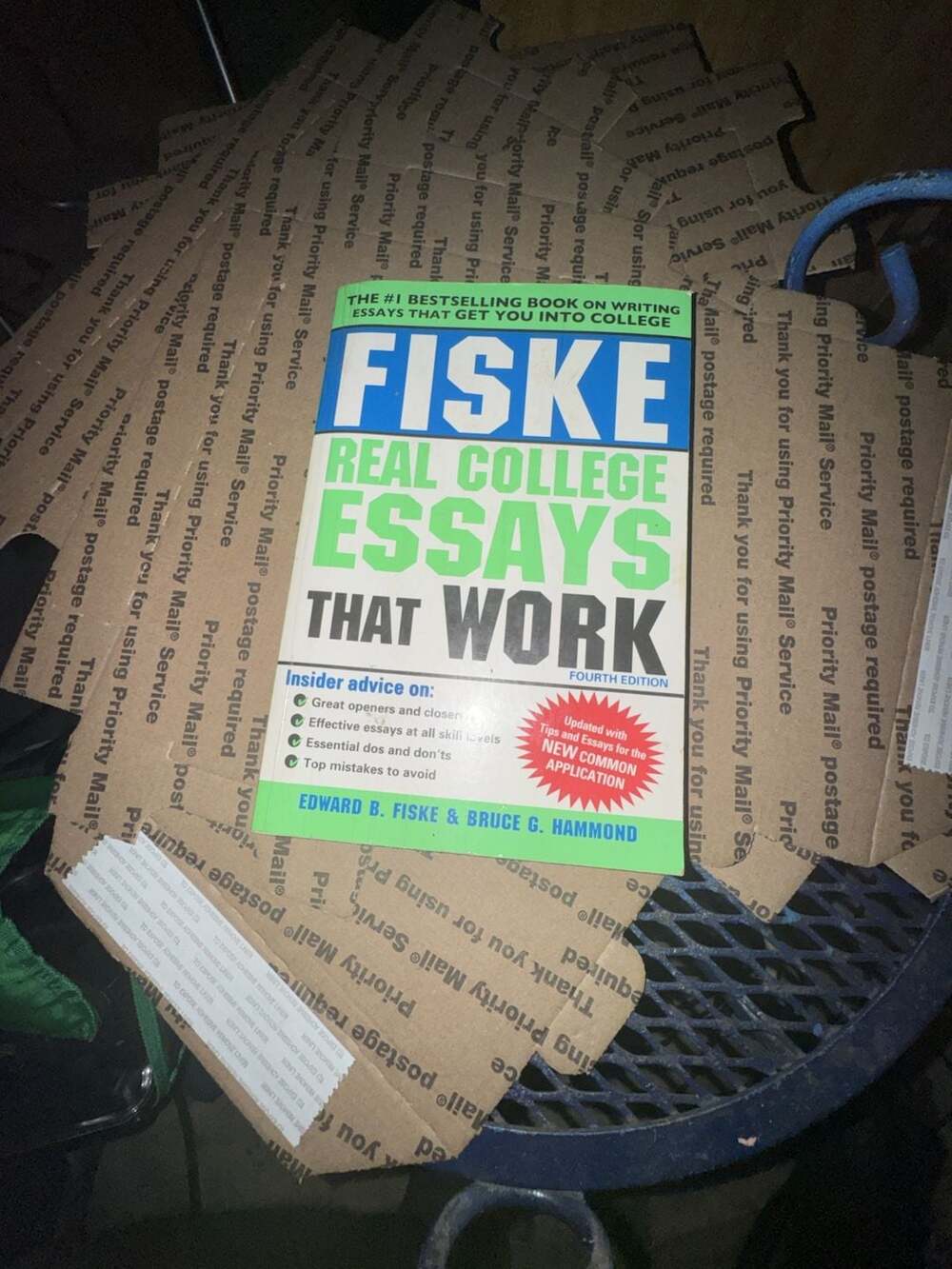 Fiske Real College Essays That Work Fourth Edition Paperback Book